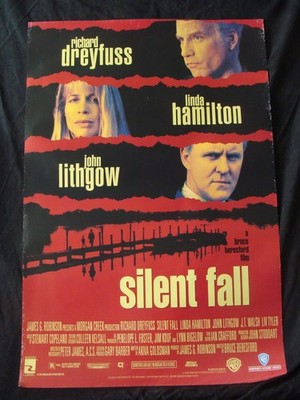 SILENT FALL movie poster JOHN LITHGOW LINDA HAMILTON original 1995 video store p