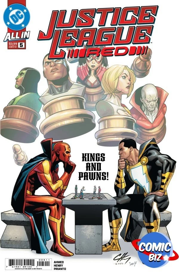 JUSTICE LEAGUE RED #5 (2025) 1ST PRINTING MAIN COVER DC COMICS