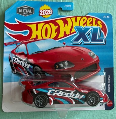 HOT WHEELS XL GReddy TOYOTA SUPRA Red 1:43