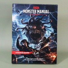 Dungeons Dragons Monster Manual, 5th Edition, Hardcover, Unused, Mint