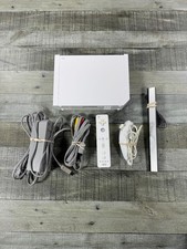 Nintendo Wii Console RVL-001 Controller Nunchuck Tested Working