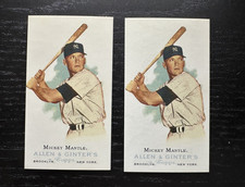 2006 Topps Allen & Ginter's Mini Variation Back Mickey Mantle #275 & Base