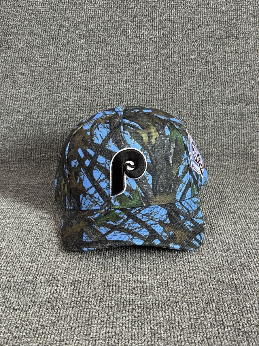 Mitchell & Ness Philadelphia Phillies Camo Snapback Hat 100 Patch MLB
