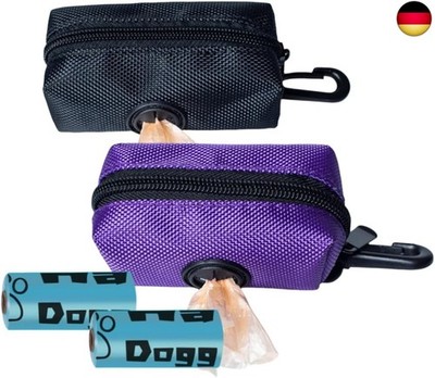 Hundekotbeutel,2 Stück Pet Waste Rubbish Poop Bag Halter für Leine,Universal D