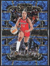 DiDi Richards 2024 Select WNBA Prizm Light Blue Disco 59 /125 Washington Mystics