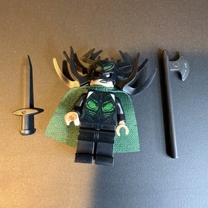 LEGO Hela Minifigure sh0406 Marvel Super Heroes From Set 76084 Battle For Asgard