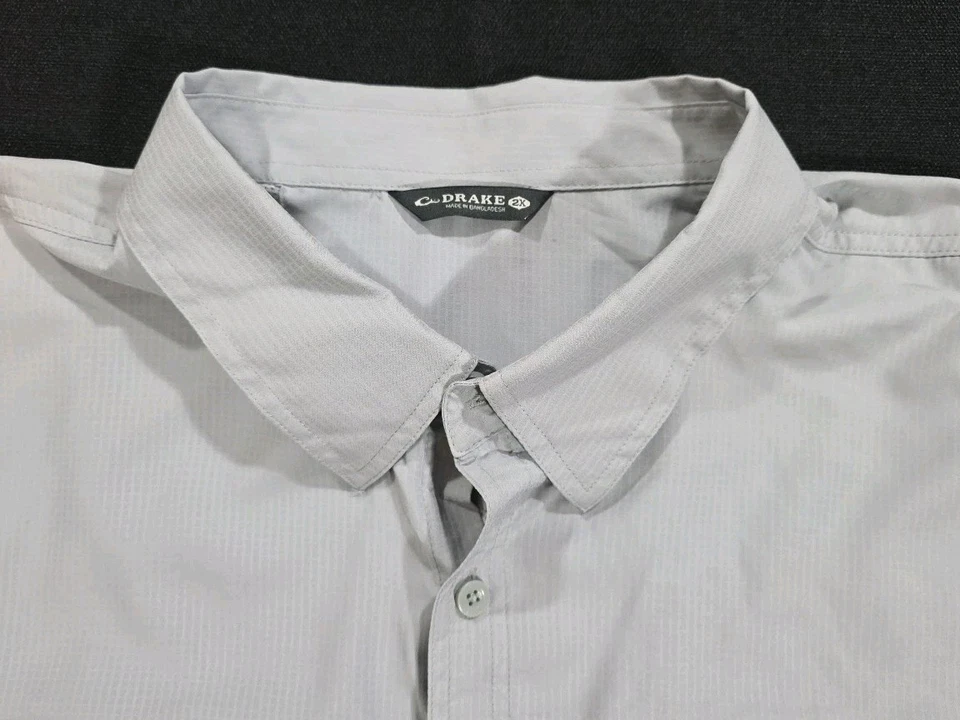 Drake 8-Shot Flyweight Short Sleeve - Quarry Gray - 2XL NWT - Image 4 of 4