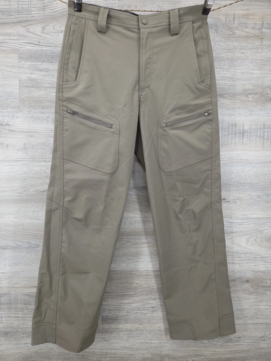 L.L. Bean Hiking Pants w/ Zippered Pockets Men's Sz 32x30 Dark Green 0HPA9