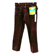 NEW 90s Wrangler Cowboy Cut Slim Fit Jeans Mens 36X32 Brown Boot Cut Landman USA