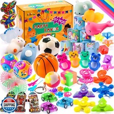 Claw Machine Prizes Toys Refill for Kids, Mini Small Toy Bulk Party Favors Bi