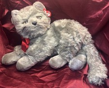 Ty Original Beanie Buddy BEANI The Gray Cat 13" New With Tags Vintage 2002