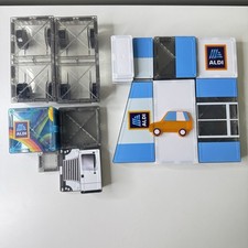 ALDI Play Magnebuilds ALDI Store And Truck Magnetic Building Set Pre Owned