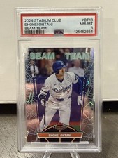 Topps 2024 Stadium Club Beam Team Shohei Ohtani BT-18 PSA 8 Dodgers