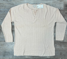 NWT Barefoot Dreams CozyChic Ultra Lite Variegted Rib Tie Tunic-Pale Pink Size L