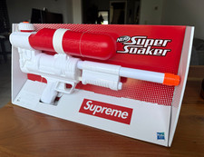 Supreme x Nerf Super Soaker 50 Water Blaster SS19 White Neu OVP Sammlerst&uuml;ck
