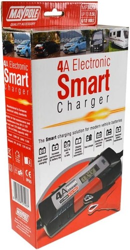 Maibaum 4A Dual Voltage 6/12V elektronisches intelligentes Autobatterieladegerät - Bild 2 von 4