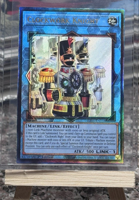 Konami Yu-Gi-Oh! Clockwork Knight & Albion the Shrouded Dragon RA05 Both NM