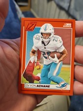 2024 Panini Zenith Devon Achane  Miami Dolphins #62 No Huddle Red
