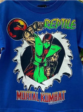 Mortal Kombat Series short sleeve royal color shirt reprint VK07378