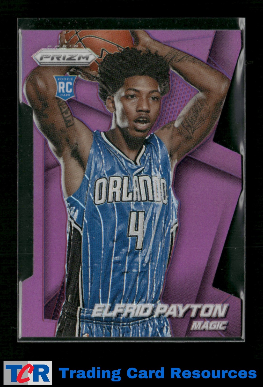 2014-15 Panini Prizm #260 Elfrid Payton Prizms Purple Die Cut #/139