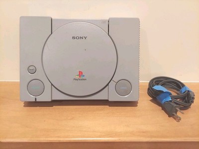 SONY PLAYSTATION 1 PS1 CONSOLE PARTS ONLY UNTESTED POWER CORD