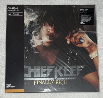 Chief Keef-Finally Rich Double LP Black Galaxy Vinyl VMP Limited Edition SEALED