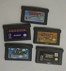 Donkey Kong Country 2 3 Gradius Mario World  GameBoy Advance Authentic Lot GBA