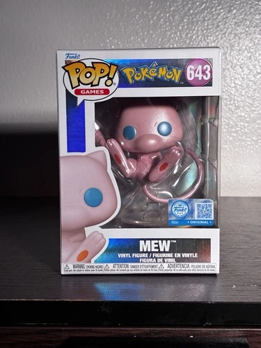 Funko Pop! Vinyl: Mew (Pearlescent) Pokemon Center (Ex) #643