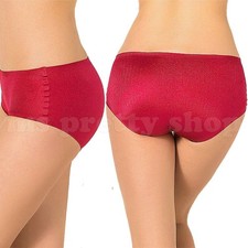 Seamless Knickers Midi Briefs Comfort Silky Soft Shiny Panties Underwear S M L