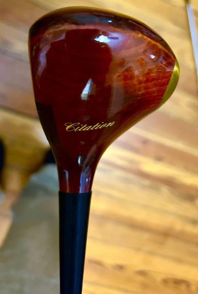 H&B Powerbilt Citation 2 Madera Caqui Ver Pix Derecha En muy buena condición Eje de Acero Agarrado Foto 3 de 4