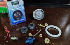 Vdo 350-104 310-107 Oil Pressure And Transmission Temperature Gauge 1 Nos 1 Used