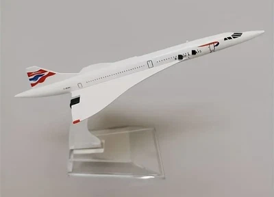 Air France Concorde Jet-16cm Flugzeugmodell Geschenk Flugzeugsammler England KI - Bild 1 von 4
