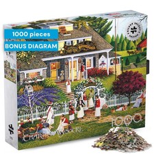 1000 Piece Puzzle Jigsaw For Adults Americana Art Scenic Country Landscape