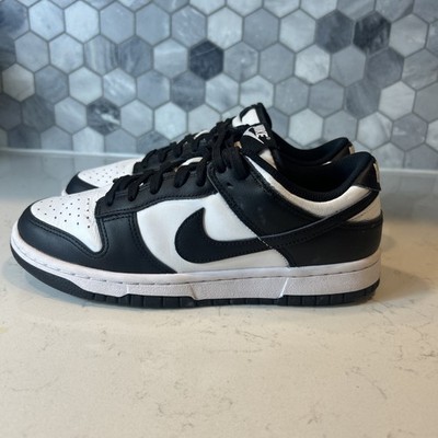 Nike Dunk Low Shoes Womens Size 7.5 Black White Panda Sneakers DD1503-101