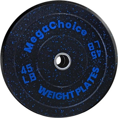 Bumper Plate for Strength Training & Weightlifting 45Lbs Rubber Weight Plate Gym