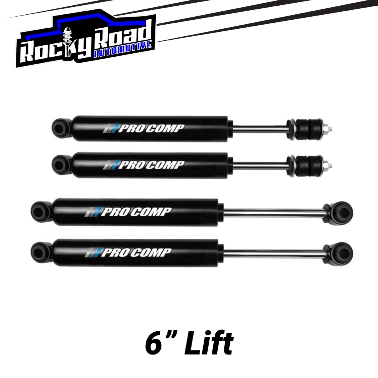 Pro Comp 6” LIFT shocks (Set of 4) for 2003-2012 Dodge Ram 2500 3500 ...