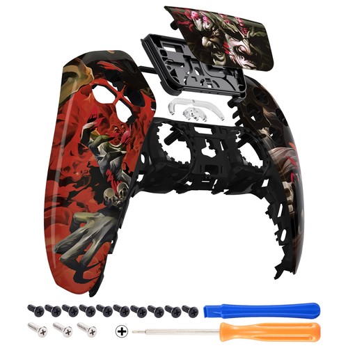 Repuesto de cubierta de carcasa superior eXtremeRate placa frontal táctil para controlador PS5 - Imagen 117 de 151