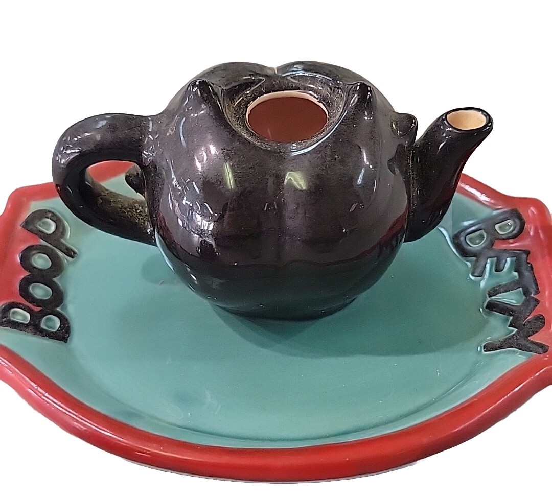 Betty Boop ティーポット 6ピース セット ミニチュア 陶器1995年