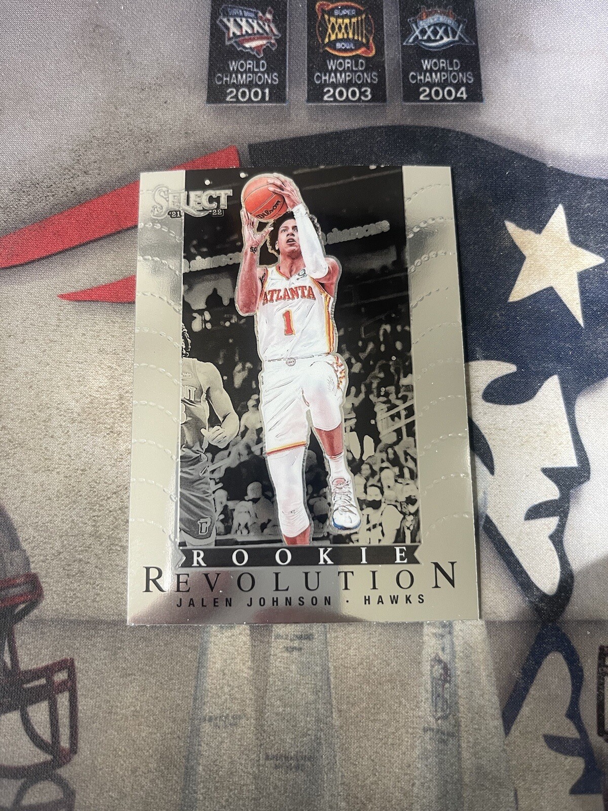 2021-22 Panini Select Rookie Revolution Silver Prizm Jalen Johnson #6 Rookie RC