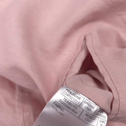 $1195 Canali Pink Linen Two-Button Blazer Jacket Mens Size US 48R (Italy 58R) - Picture 13 of 13