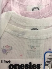 Onesies 90s Baby Girl Vintage Gerber SMALL GIRL Onesie 3 - 100 Pure Cotton B1