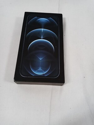 iPhone 12 Pro Max 128 GB Pacific Blue Box Only / Empty Box and charging cable