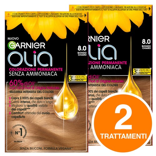 Garnier Olia Tinta Capelli Colorazione Permanente Trattamento Senza Ammoniaca - Foto 21 di 27