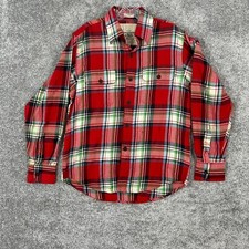 Abercrombie  Fitch Long Sleeve Plaid Button Up Shirt Men's Size L Muscle Fit