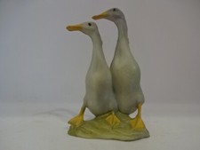 Stara figurka seria zwierząt / 1973 - Wilton Chicago HK - para gęsi / wariant kolorystyczny 2