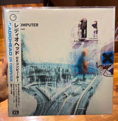 Radiohead OK Computer Black Vinyl Record w/Japanese OBI Radiohead OK Computer Black Vinyl Record w/Japanese OBI