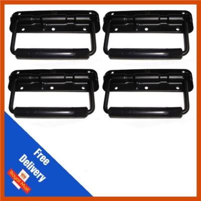 4 x schwarzer gefederter Drop Handle für Flightcase oder Lautsprecherbox, Flightcases