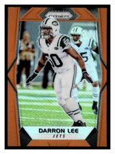 2017 Panini Prizm #163 Darron Lee Prizm Orange #/275