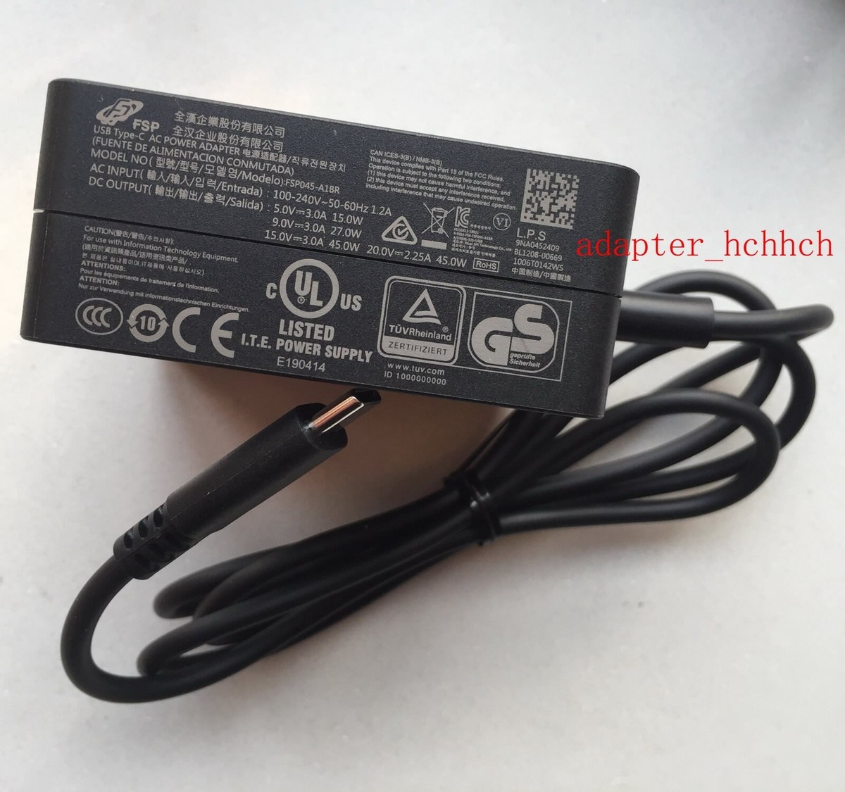 New Original 15V 3A USB-C Adapter Fr Anker Nebula Capsule 3 Laser