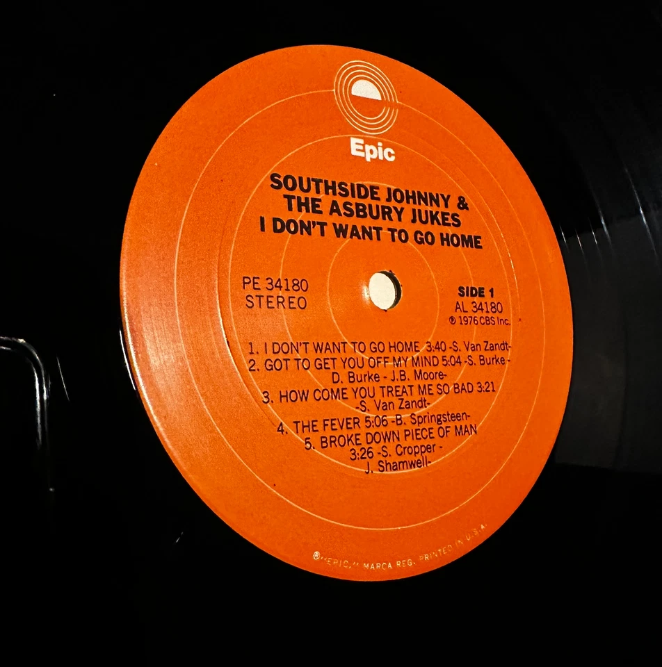 SOUTHSIDE JOHNNY & THE ASBURY JUKES - I DON'T WANT TO GO HOME - 1976 PE34180 VG+ - Image 3 of 4